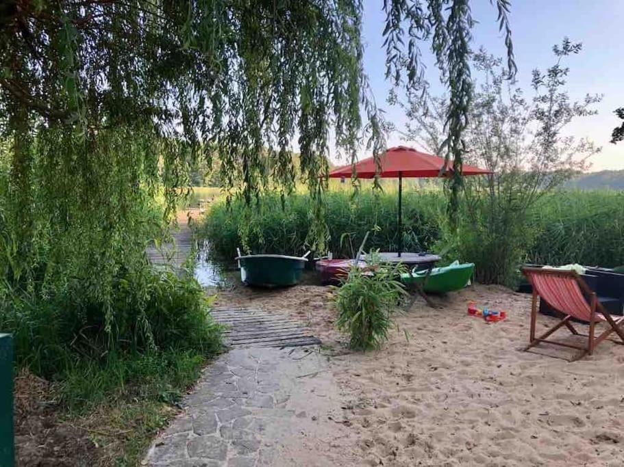 Penthouse Bernd Im Waldschloesschen Direkt Am See Wendisch Rietz Dış mekan fotoğraf